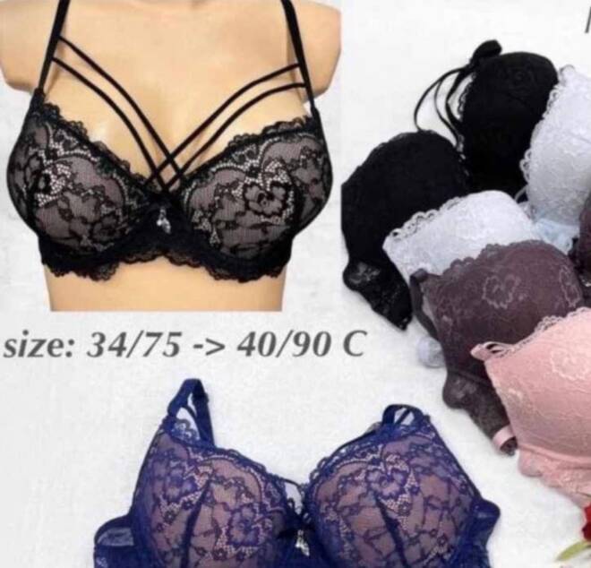 Biustonosze damskie 0658 Mix KOLOR  C