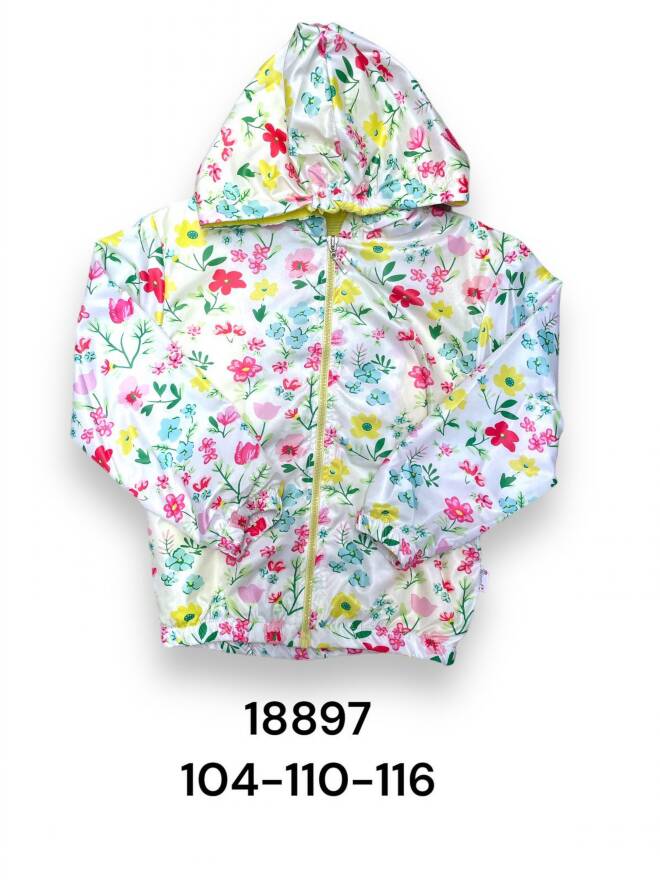 Kurtka dziewczęca 18897 Mix KOLOR  110-116 (TOWAR Tureckie)