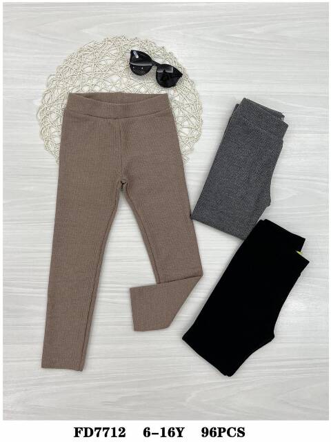 Leginsy dziewczęce FD7712 Mix kolor 6-16 1