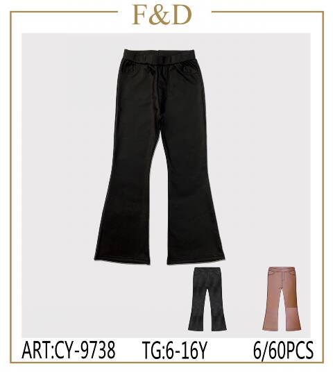 Leginsy dziewczęce CY-9738 Mix kolor 6-16