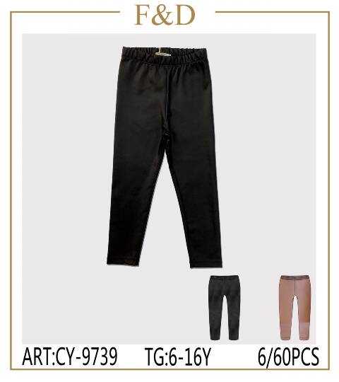 Leginsy dziewczęce CY-9739 Mix kolor 6-16 1