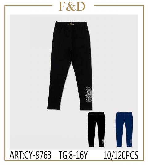 Leginsy dziewczęce CY-9763 Mix kolor 8-16 1