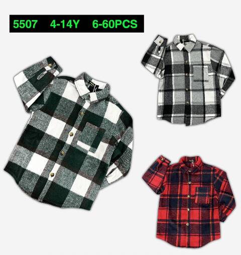 Koszula  chłopięca 5507 Mix kolor 4-14 1