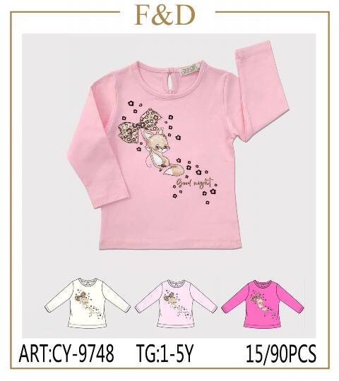 Kluzka dziewczęcy CY-9748 Mix kolor 1-5