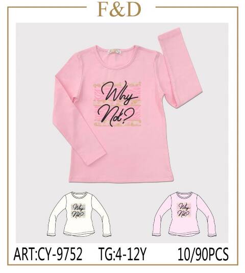 Kluzka dziewczęcy CY-9752 Mix kolor 4-12 1