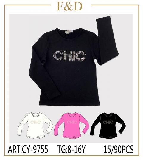 Kluzka dziewczęcy CY-9755 Mix kolor 8-16 1