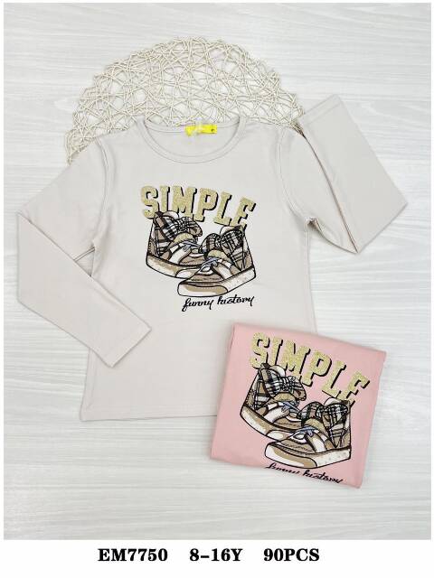 Bluzka dziewczęca EM7750 Mix kolor 8-16 1