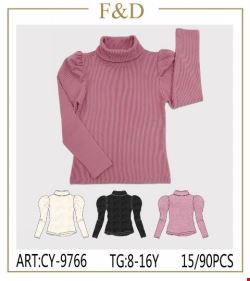 Bluzka dziewczęca CY-9766 Mix kolor 8-16