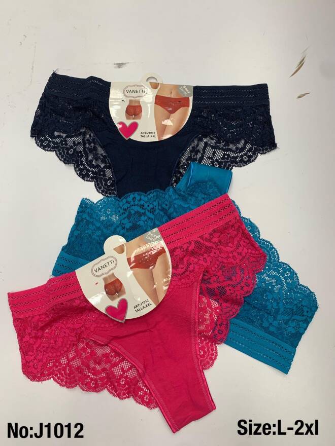 Majtki damskie J1012 Mix KOLOR  L-2XL 1