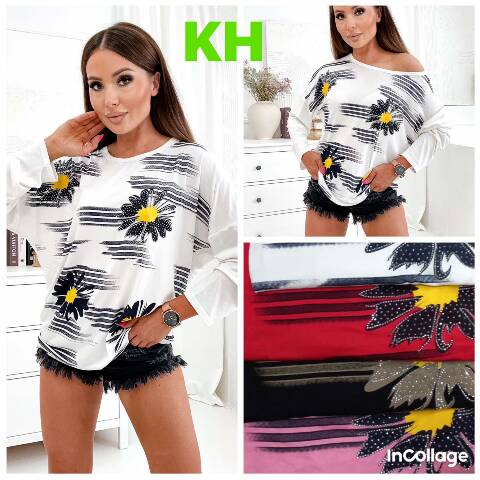 Bluzka damskie 0919 Mix kolor XL-3XL 1