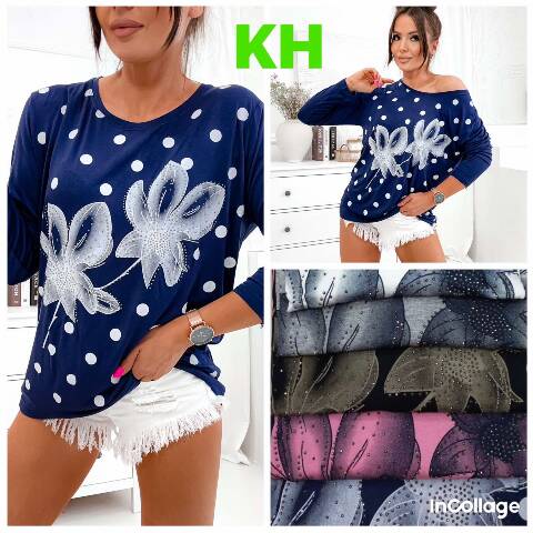 Bluzka damskie 0920 Mix kolor XL-3XL 1