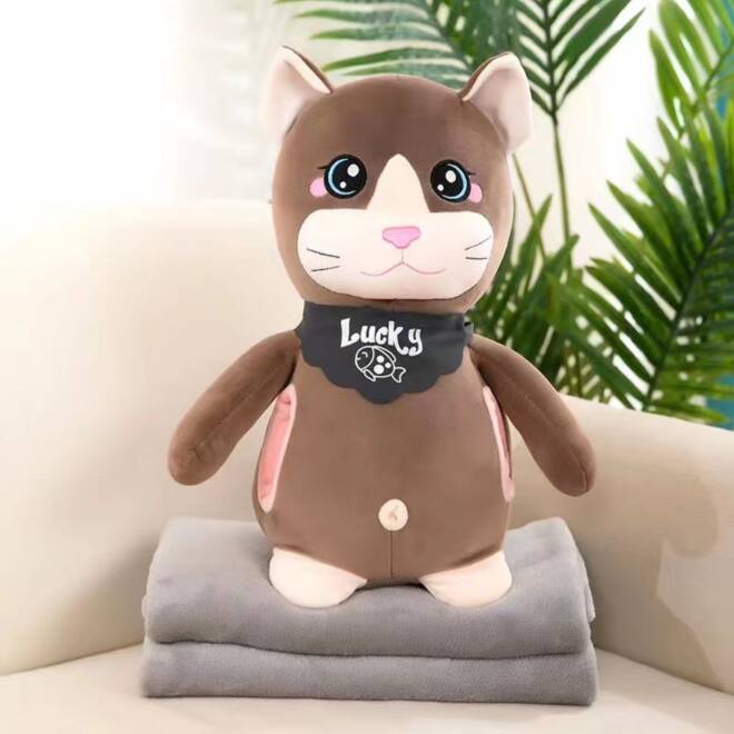 Maskotka która ma kocyk 0943 1 kolor  120x150