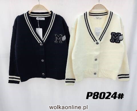 Sweter dziewczęce P8024 1 kolor 4-14