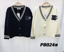 Sweter dziewczęce P8024 1 kolor 4-14