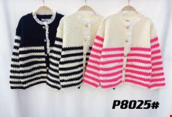 Sweter dziewczęce P8025 1 kolor 4-14