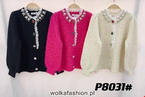 Sweter dziewczęce P8031 1 kolor 4-14
