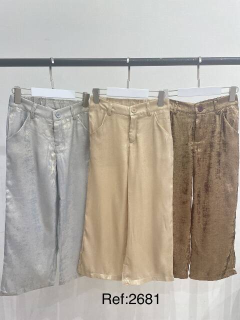 Spodnie dziewczęce 2681 1 kolor 4-14 1