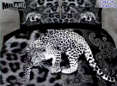 Komplet pościel 4 części 1172 1 kolor 200x220