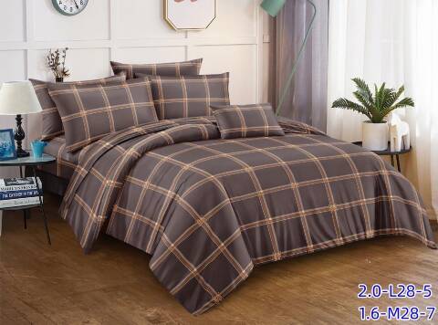 Komplet pościel 4 części 117 1 kolor 160x200