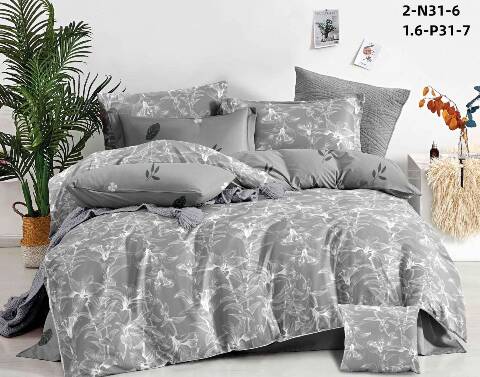 Komplet pościel 4 części 1181 1 kolor 200x220