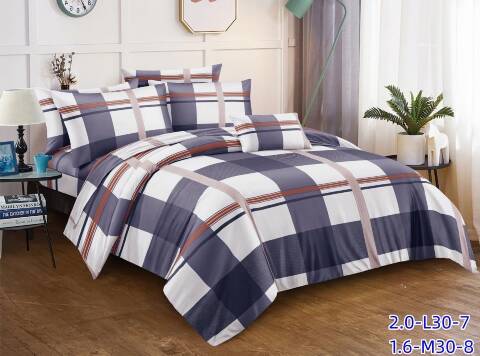 Komplet pościel 4 części 1196 1 kolor 200x220 1