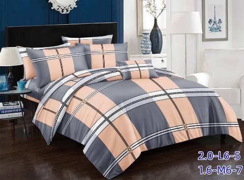 Komplet pościel 4 części 1198 1 kolor 200x220