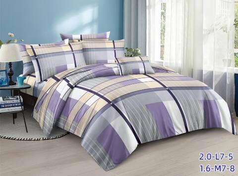 Komplet pościel 4 części 1203 1 kolor 200x220