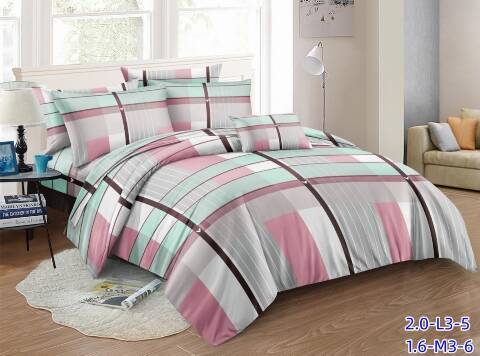 Komplet pościel 4 części 1204 1 kolor 200x220