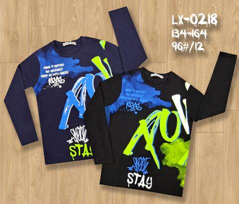 Bluzka chłopięcy LX-0218 Mix kolor 134-164