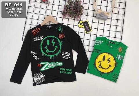 Bluzka chłopięcy BF-011 Mix kolor 4-12 1