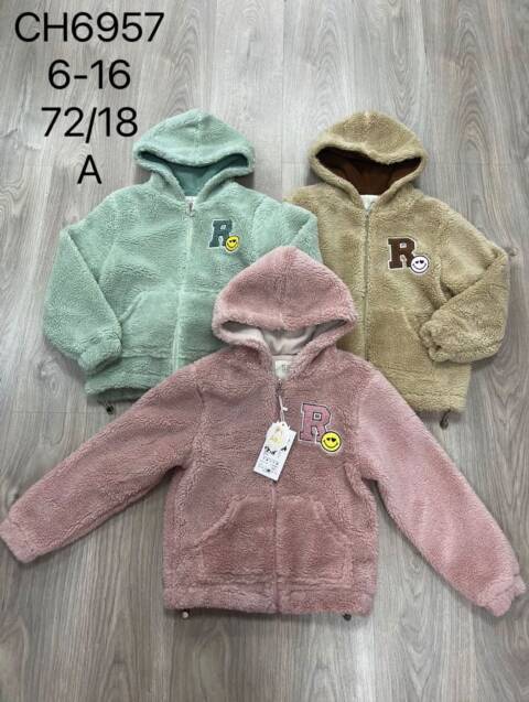 Kurtka dziewczęca CH6957 Mix kolor 6-16