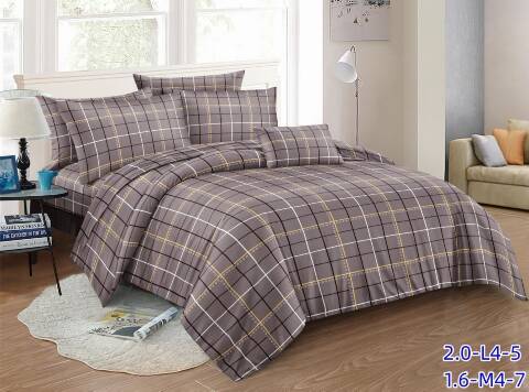 Komplet pościel 4 części 124 1 kolor 160x200 1