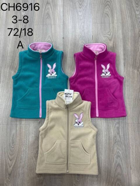 Kamizelki dziewczęce CH69116 Mix kolor 3-8