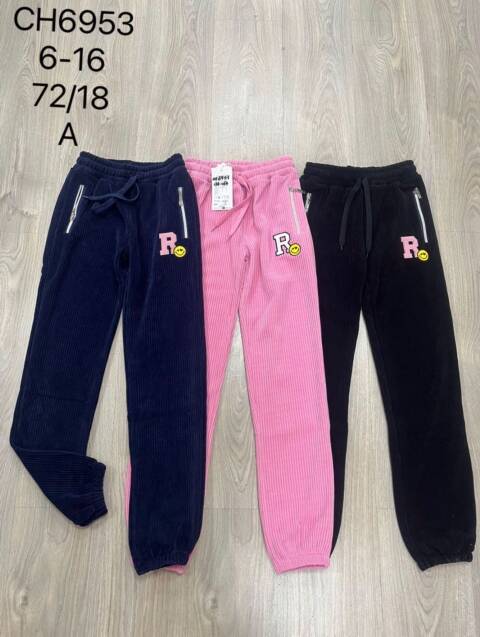 Spodnie dziewczęce CH6953 Mix kolor 6-16