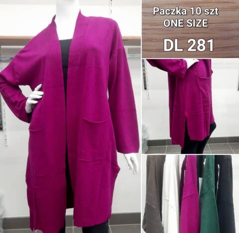 Narzutka damskie DL281 Mix kolor Standard