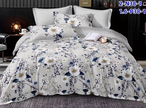 Komplet pościel 4 części 127 1 kolor 160x200