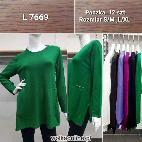 Sweter damskie L7669 Mix kolor S/M-L/XL