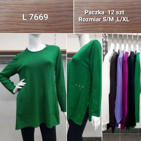 Sweter damskie L7669 Mix kolor S/M-L/XL 1