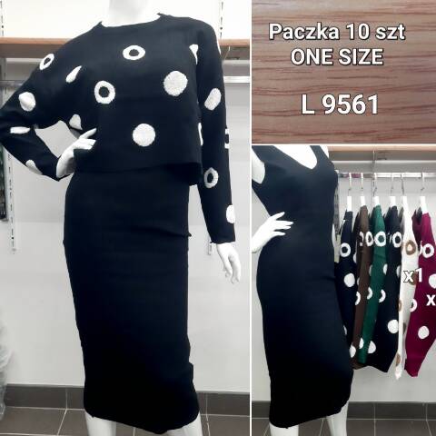 Komplet damskie L9561 Mix kolor Standard 1