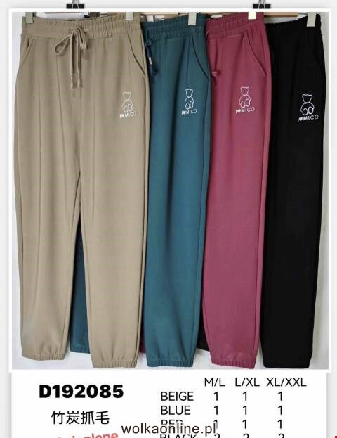 Spodnie damskie D192085 Mix kolor M-2XL