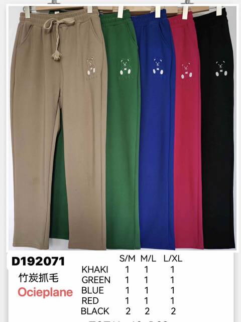 Spodnie damskie D192071 Mix kolor S-XL