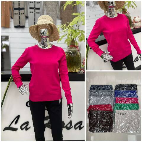 Sweter damskie 1290 Mix kolor M/L-L/XL 1