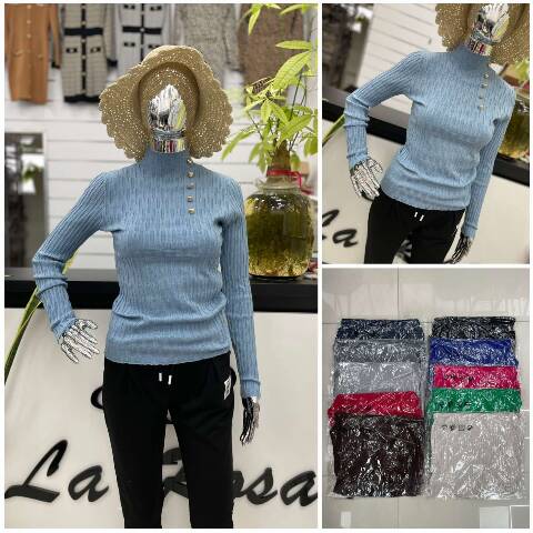 Sweter damskie 1294 Mix kolor M/L-L/XL 1