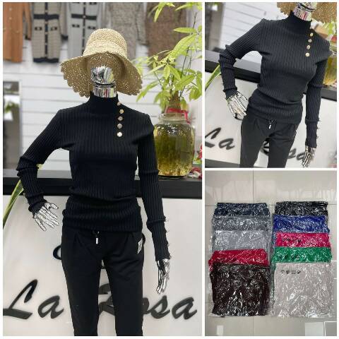 Sweter damskie 1301 Mix kolor M/L-L/XL 1