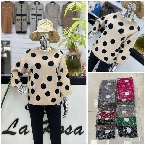 Sweter damskie 1303 Mix kolor M/L-L/XL 1