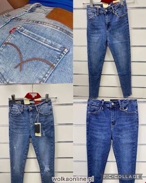 Jeansy damskie 1304 1 kolor XS-XL