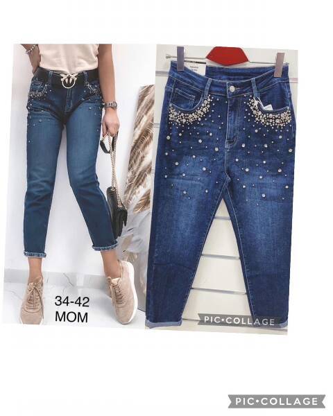 Jeansy damskie 1306 1 kolor XS-XL 1