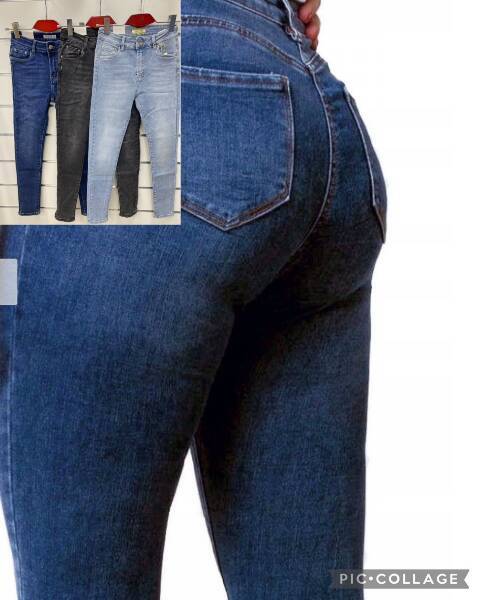 Jeansy damskie 1323 1 kolor XS-XL 1