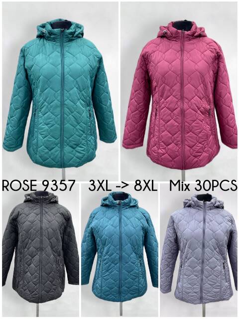Kurtka wiosena damskie 9357 1 kolor 3XL-8XL