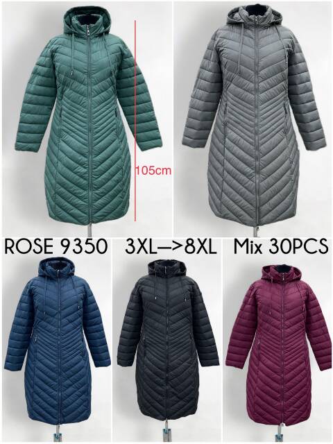 Płaszcze wiosena damskie 9350 1 kolor 3XL-8XL 1
